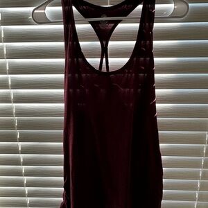 GAIAM Burgundy Tank Top